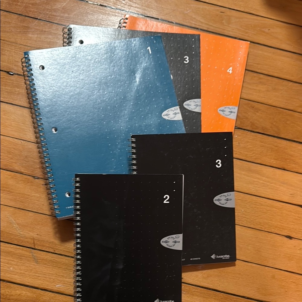 Livescribe Dot Paper College Ruled Paper Spiral Notebooks
